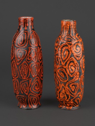 Piroscsigás vázák